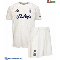 Fotballdrakt Barn Nottingham Forest Bortedraktsett 2025-26 Kortermet (+ Korte bukser)